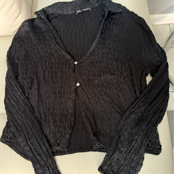 Zara Black Blouse - Picture 2 of 2